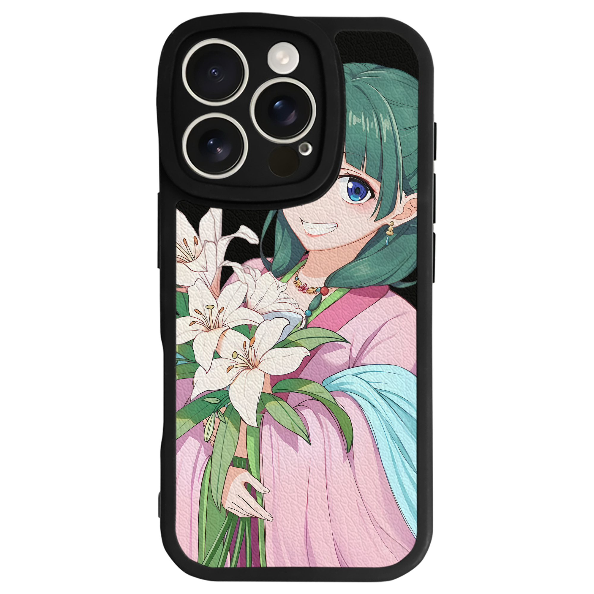（画像用） 薬屋のひとりごと The Apothecary Diaries 【iPhone 16シリーズ対応】シリコンスマホケース（レザー調） 材質：シリコン